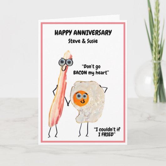 Funny Jahrestag Karte (Vorderseite)