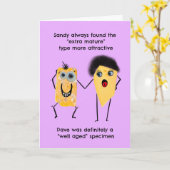 Funny Jahrestag Karte (Gelbe Blume)