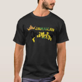 Funny Jamaican Map Urlaub Liebhaber Zitatpresse T-Shirt (Vorderseite)