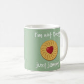 Funny Jammy Dodger Biscuit Tasse (VorderseiteRechts)
