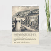 Funny Jane Austen Sense and Sense Card Karte (Vorderseite)