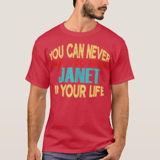 Funny Janet Personalisiert Vorname Joke Item Tan T-Shirt