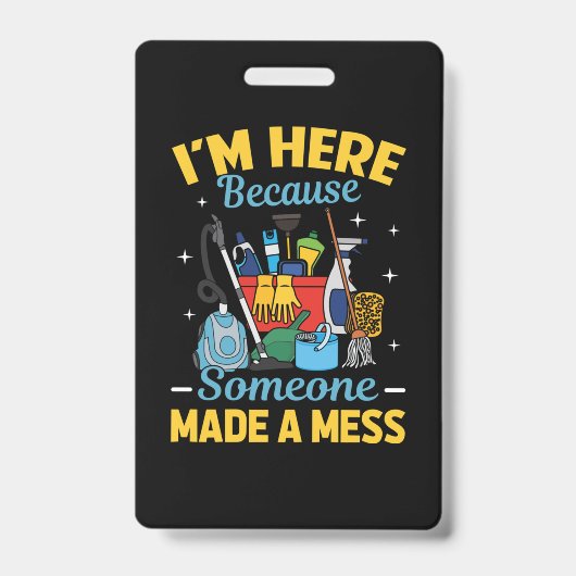 Funny Janitor Ausweis (Vorderseite)