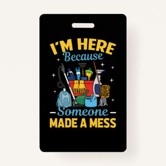 Funny Janitor Ausweis