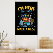 Funny Janitor Poster (Küche)