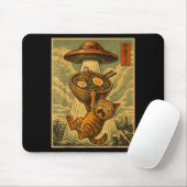 Funny Japanese Cat Ramen Ufo Anime Men Women Teens Mousepad (Mit Mouse)