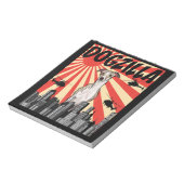 Funny Japanese Dogzilla Whippet Notizblock (Rotiert)