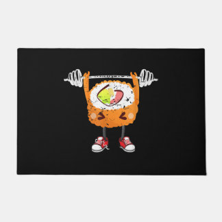 Funny Japanese Food Gym Weightlift Geschenk T - Sh Fußmatte
