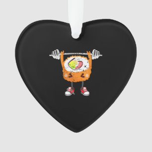 Funny Japanese Food Gym Weightlift Geschenk T - Sh Ornament