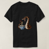 Funny Japanese Kawaii Ramen Snake Ball Python0 T-Shirt (Design vorne)