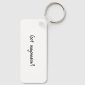 Funny Japanese Mayonnaise Schlüsselanhänger (Rückseite)