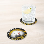 Funny japanese riceball runder pappuntersetzer (Vor Ort)