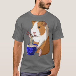 Funny Japanisch Kawaii Ramen Noodles Guinea Pig Pr T-Shirt