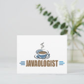 Funny Java-Kaffee Postkarte (Stehend Vorderseite)