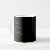Funny Java Programmierer Kaffeekochen Geschenk für Kaffeetasse (Vorderseite Links)