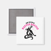 Funny Jazz Cat Pose geben Ihnen das Ol Razzle Magnet (Vorderseite/Rückseite)