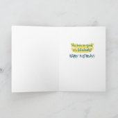 Funny Jealous Banana Birthday Card Karte (Innenseite)