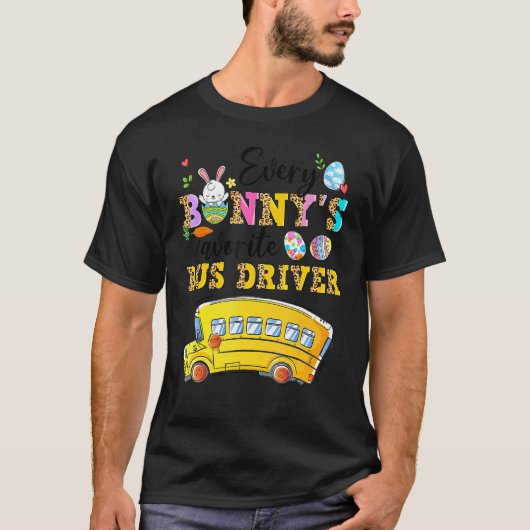 Funny Jeden Lieblings-Bus-Fahrer glücklich Ost T-Shirt (Vorderseite)