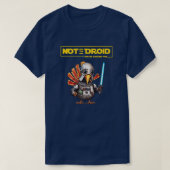Funny Jedi Turkey Droid T-Shirt (Design vorne)