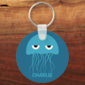Funny Jellyfish Zollketten Schlüsselanhänger (Vorderseite)
