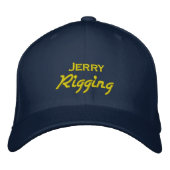 Funny Jerry Rigging Bestickte Baseballkappe (Vorderseite)