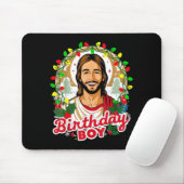 Funny Jesus Birthday Boy Christmas Xmas Holiday Ug Mousepad (Mit Mouse)
