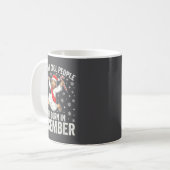 Funny Jesus Born In December Christmas Birthday Hu Kaffeetasse (Vorderseite Links)