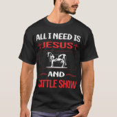 Funny Jesus Cattle Show T-Shirt (Vorderseite)