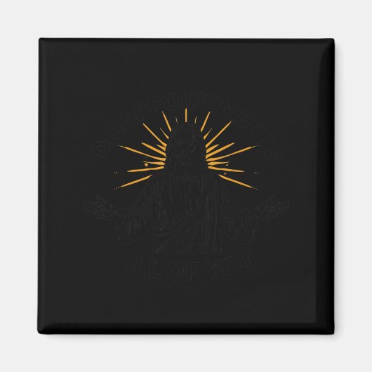 Funny Jesus Christlich beten - Enttreibungen alle Magnet (Vorne)