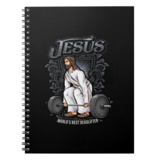 Funny Jesus Christliche Heftpflege Pun Männer Ihm Notizblock