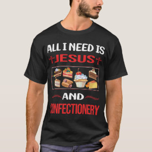 Funny Jesus Confectionery Confectioner T-Shirt
