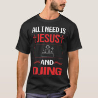 Funny Jesus Djing DJ Disk Jockey Deejay