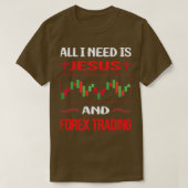 Funny Jesus Forex Trading Trading T-Shirt (Design vorne)