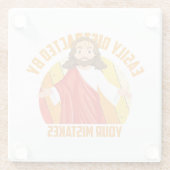 Funny Jesus Glasuntersetzer (Rückseite)