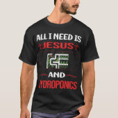 Funny Jesus Hydroponics Hydroponic T-Shirt (Vorderseite)