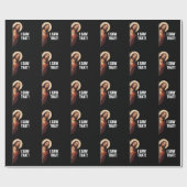 Funny Jesus "I Saw That" Christian meme design Geschenkpapier (Flach)