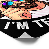 Funny Jesus I'm Telling Dad Religious  Poster (Ecke)