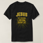 Funny Jesus ist der ursprüngliche liberale Snowfla T-Shirt (Design vorne)