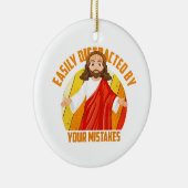 Funny Jesus Keramik Ornament (Rechts)