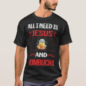 Funny Jesus Kombucha Booch T-Shirt (Vorderseite)