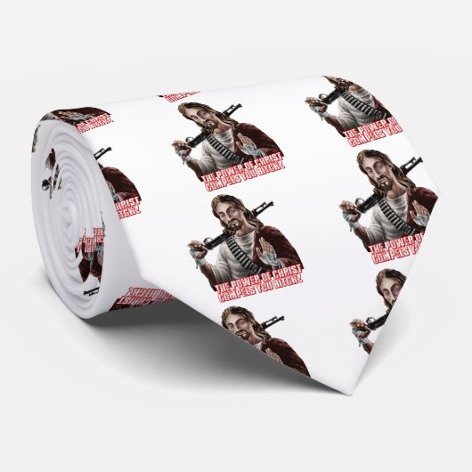 Funny jesus krawatte (Gerollt)