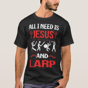 Funny Jesus Larping RPG Rollenspiel Rollenspiel T-Shirt