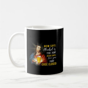 Funny Jesus löst Problem über Alcohol Fall Clo Kaffeetasse