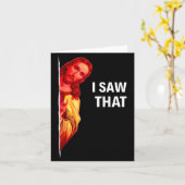 Funny Jesus Meme I Saw That Christian Quote Joke G Karte (Gelbe Blume)