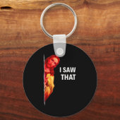 Funny Jesus Meme I Saw That Christian Quote Joke G Schlüsselanhänger (Vorderseite)