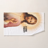 Funny Jesus Meme sah ich, dass Badhandtuch Set (Handtuch)
