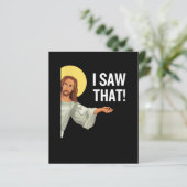 Funny Jesus Meme sah ich, dass Christlicher Zitat  (Stehend Vorderseite)
