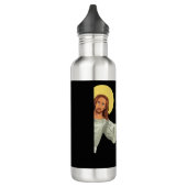 Funny Jesus Meme sah ich, dass Christlicher Zitat  Edelstahlflasche (Links)