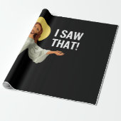 Funny Jesus Meme sah ich, dass Christlicher Zitat Geschenkpapier (Ungerollt)