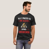 Funny Jesus Mountain Biking MTB T-Shirt (Vorne ganz)